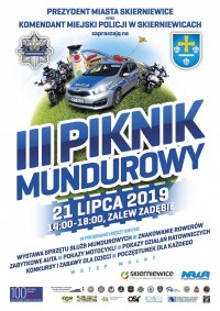 plakat promujący III Piknik Mundurowy w Skierniewicach