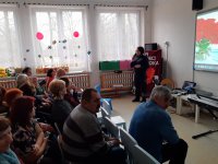 spotkanie z seniorami w Kurabce  - Skierniewice Policja