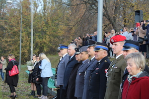 goście uroczystosci slubowania kadetów w klasach Zespołu Szkół w Bolimowie