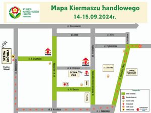 Mapa Święta Kwiatów, Owoców i Warzyw.