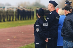 Policjanci zaproszeni na uroczystości.