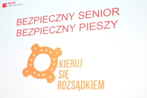 Slajd z prezentacji &quot;Bezpieczny senior&quot;.