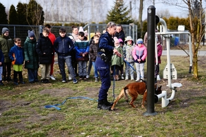 Zajęcia terenowe z tropienia.