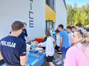 Policjanci na turnieju.