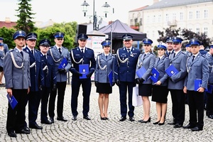 Zdjęcie grupowe policjantów.