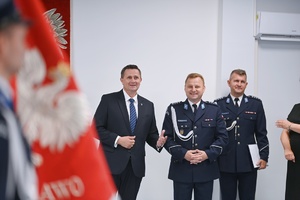 Prezydent Miasta podczas przemówienia.