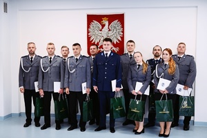 Zdjęcie grupowe policjantów.