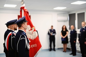 Standar Policji w Skierniewicach.