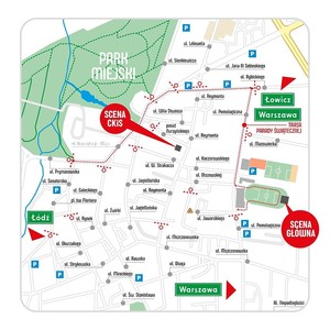 Mapa imprezy masowej.