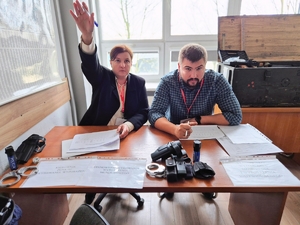 Punkt uposażenia w Komendzie Miejskiej Policji w Skierniewicach.