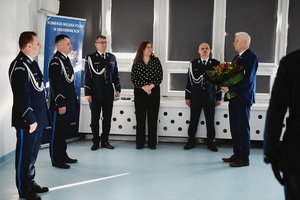 Starosta Skierniewicki podczas przemówienia.