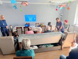 Spotkanie profilaktyczne z seniorami w Skierniewicach.