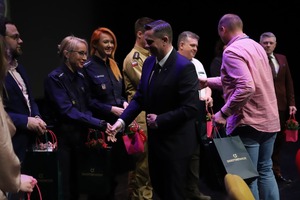 Prelegenci z Prezydentem miasta Skierniewice.