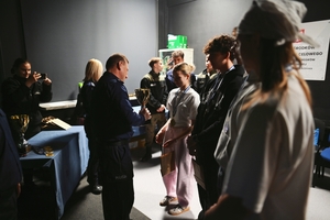 Wręczenie nagród uczniom.