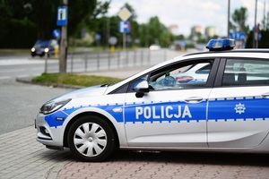 Radiowóz policyjny.