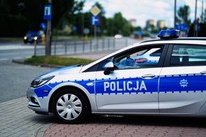 Radiowóz policyjny.