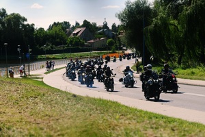 Motocykle podczas poprzedniej parady.