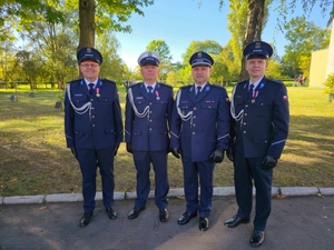 Wyróżnieni policjanci.